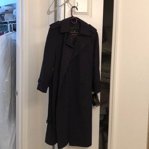 Trench Coat Navy Blue